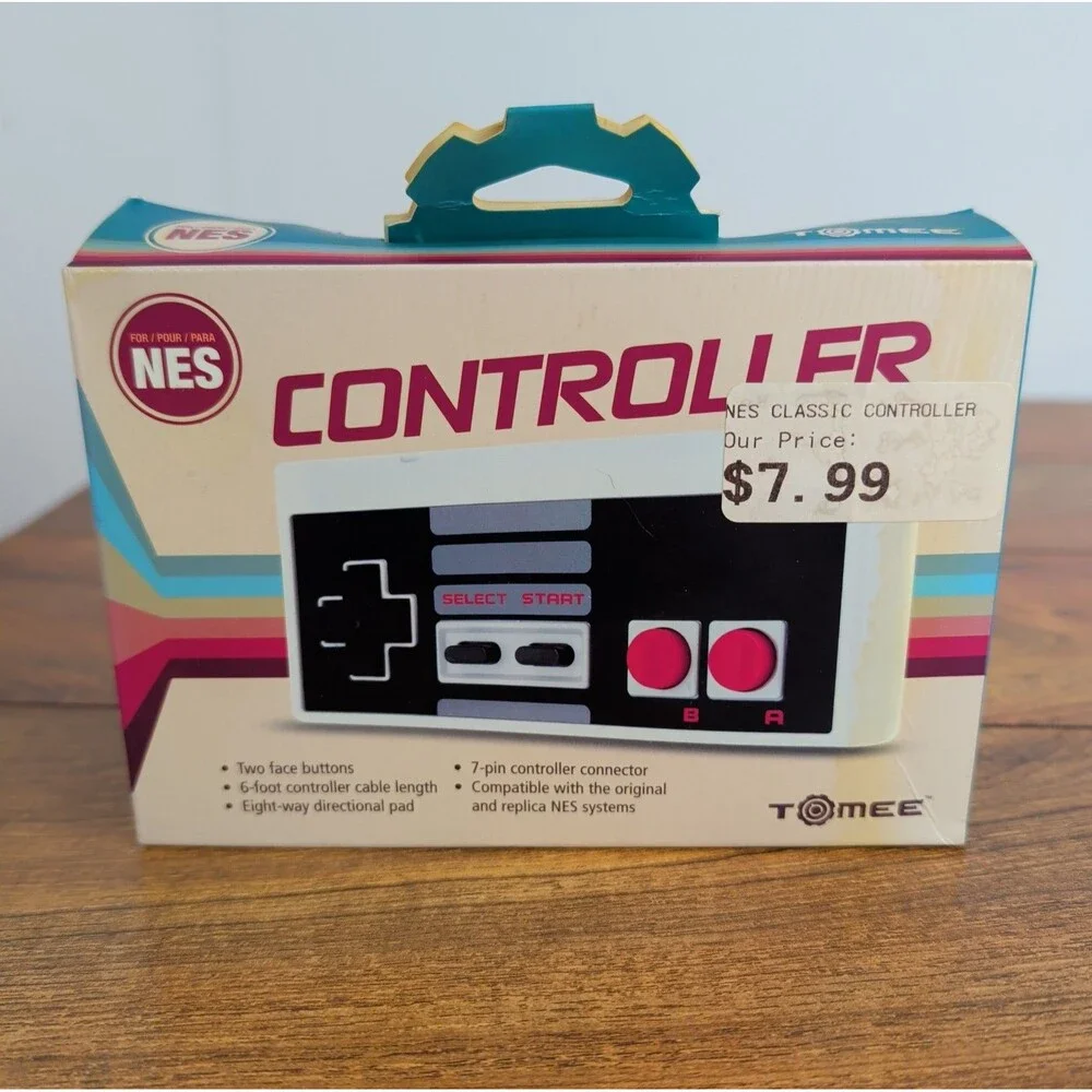 Nintendo Nes Classic Controller Brand New In Box Tomee